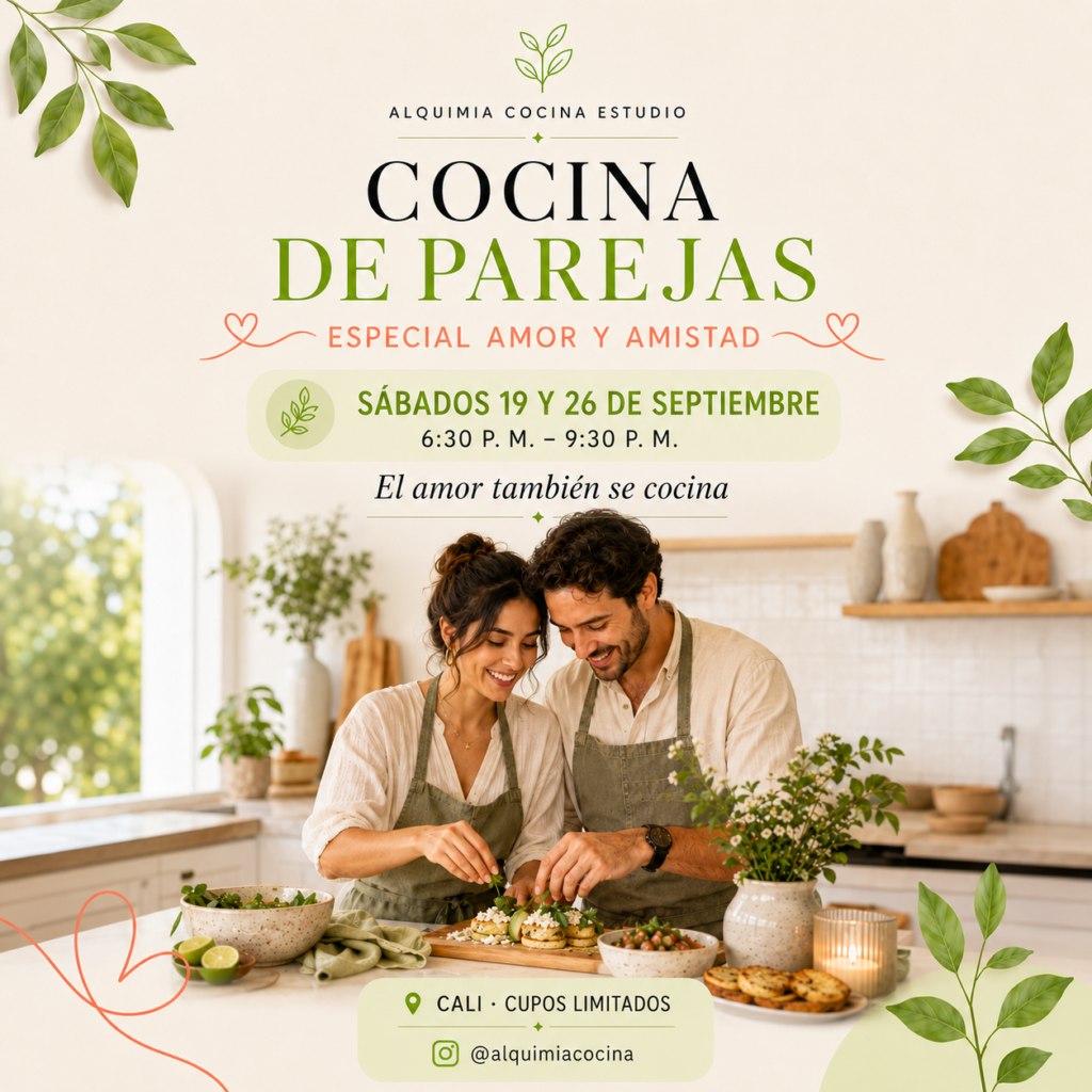 Cocina de parejas · Especial amor y amistad