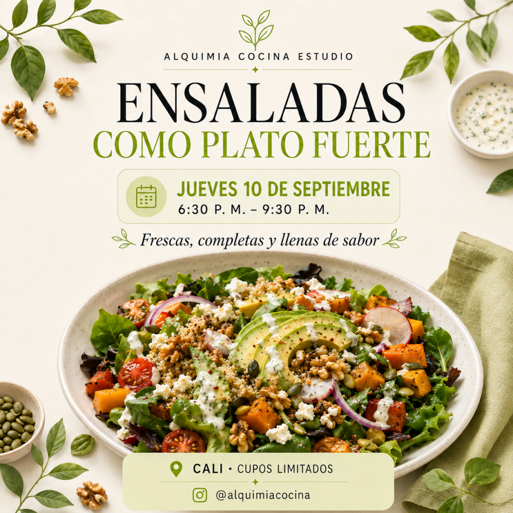 Ensaladas como plato fuerte