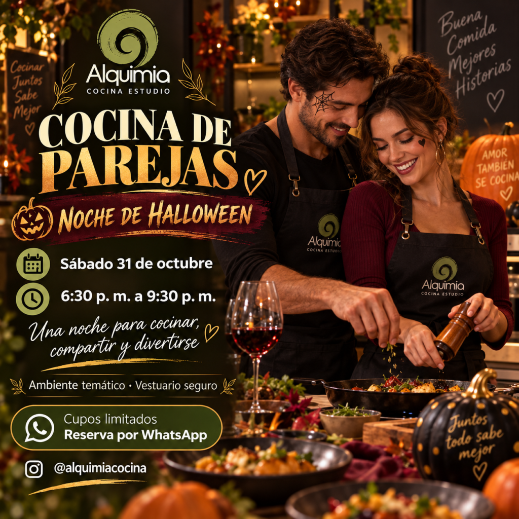 Cocina de parejas · Noche de Halloween